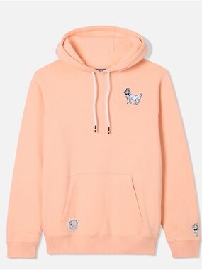 GOAT OG Men’s Hooded Peach Sweatshirt -Small